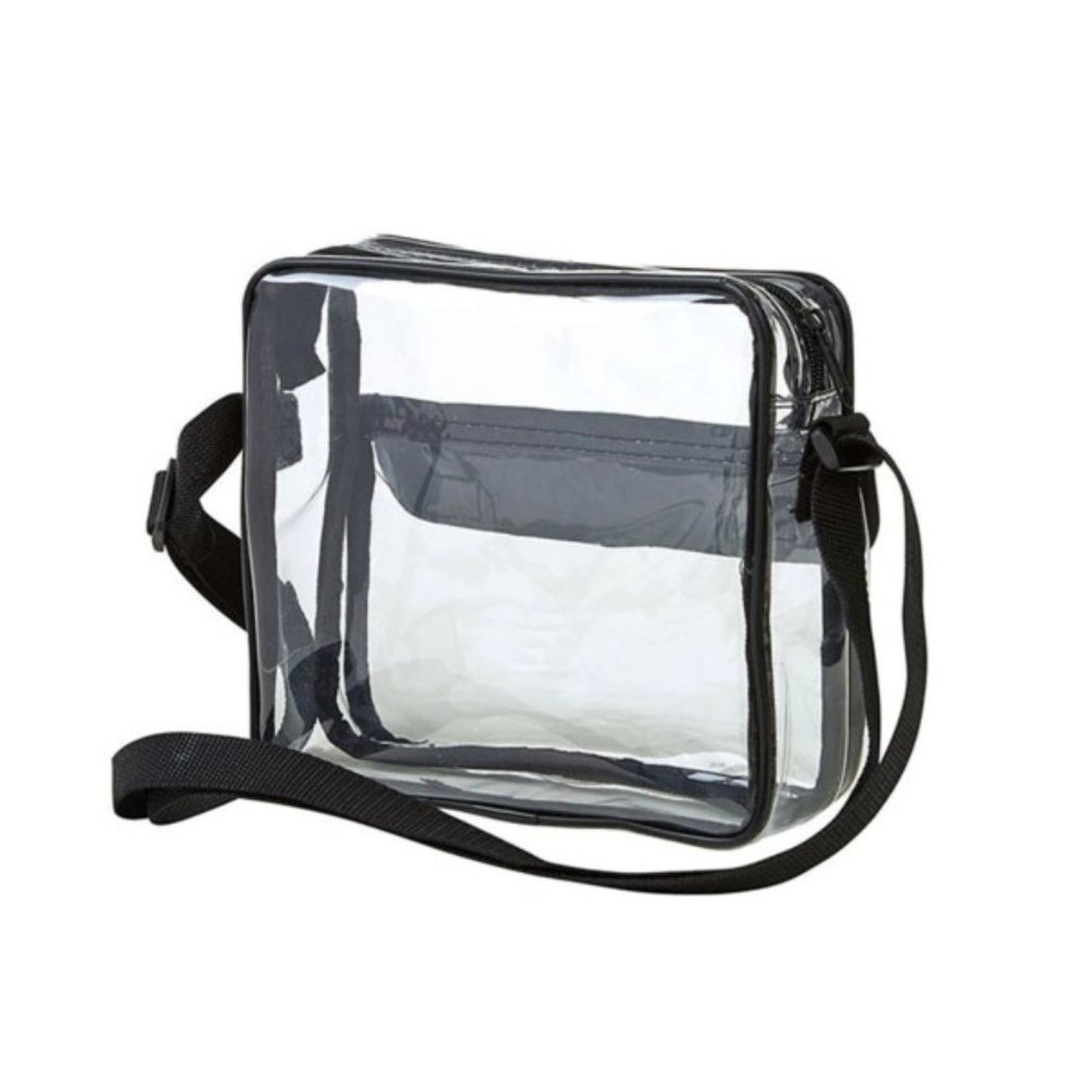 Clear Crossbody Satchel Handbag - Stadium Events - SZ LG - NWT - Picture 2 of 6
